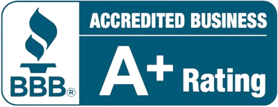BBB Accredited Business, A+ Rating