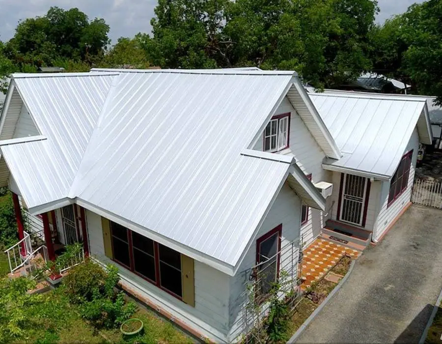 Aluminum metal roof