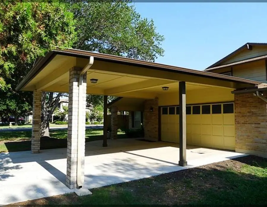 Backyard patio and carport combo