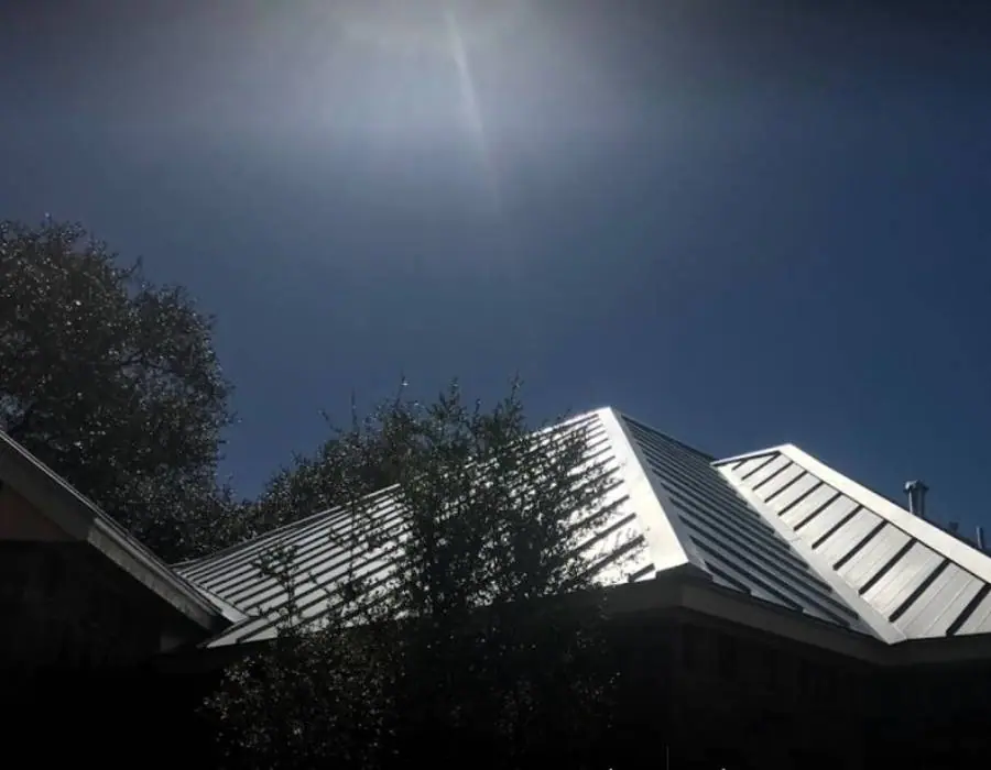 metal shingle roofing