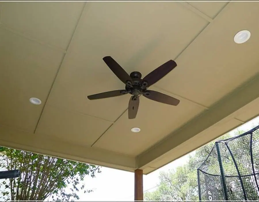 Patio installation for sunlight protection